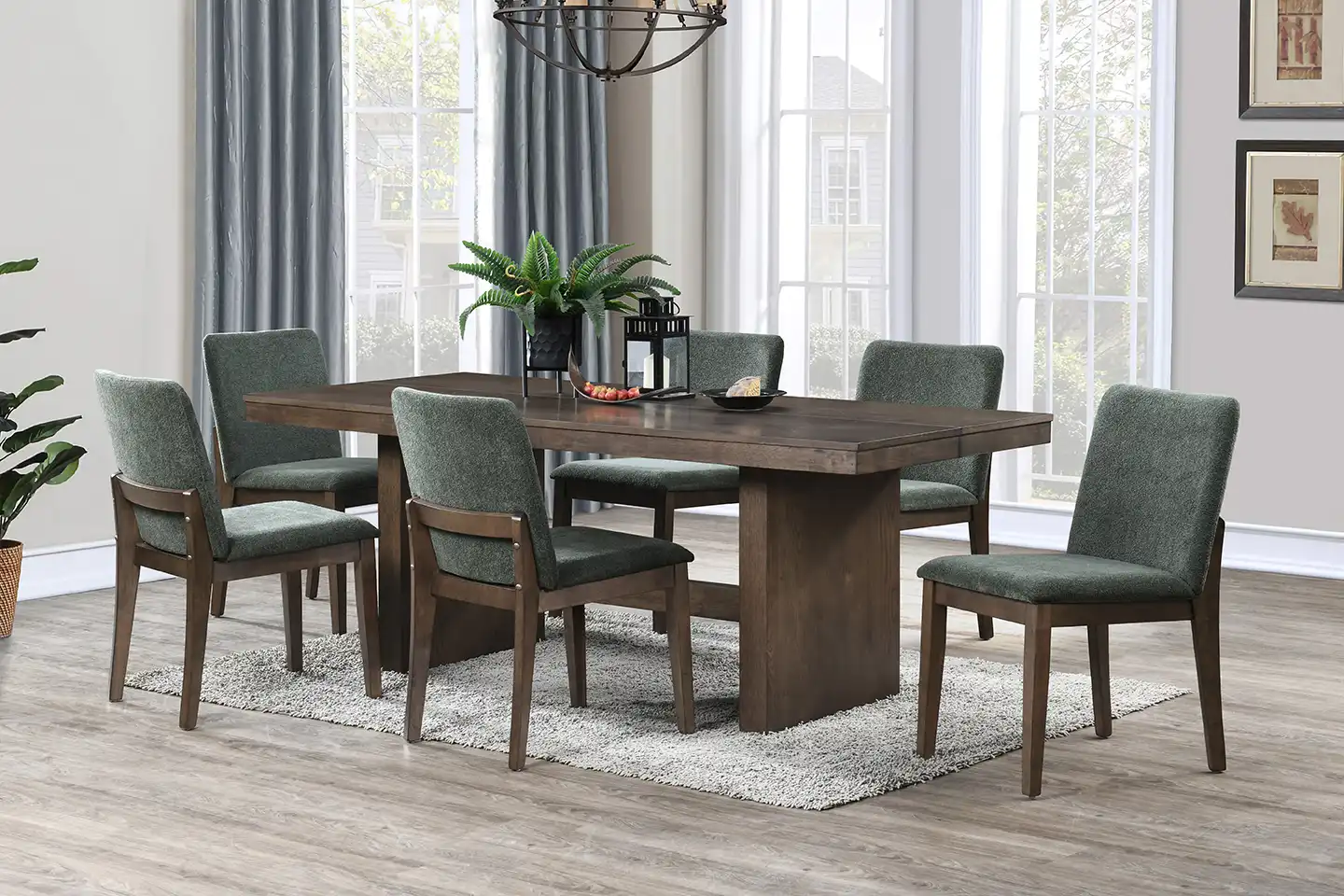 unico NORD ノルド diningtable W1250 B044 Kody Dining Collection | Walnut Finish by New Classic