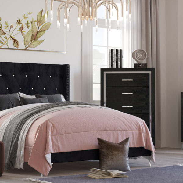 Huxley Black Bedroom Collection