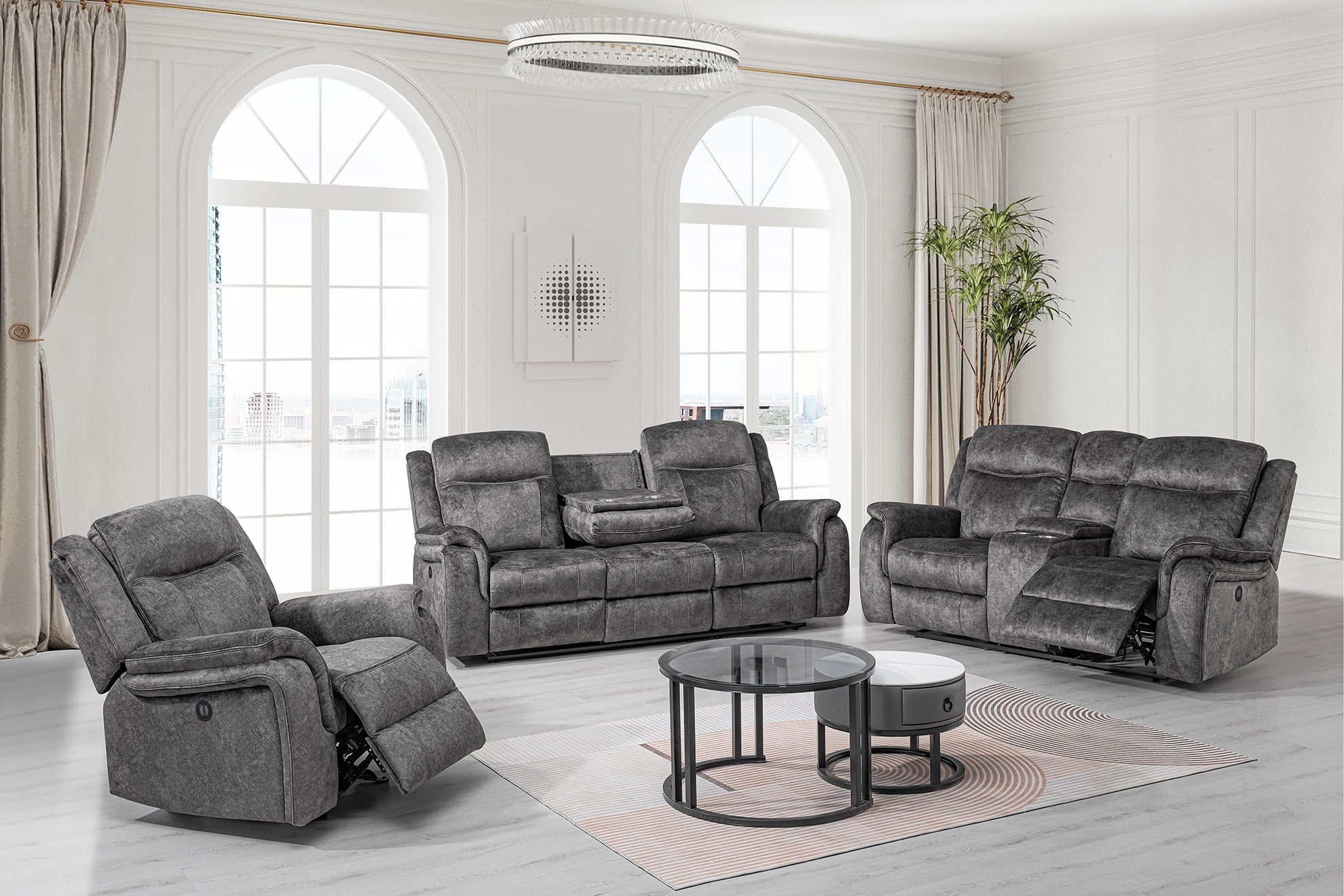 洋楽 303 - City Styles Park City Motion Collection - New Classic Furniture