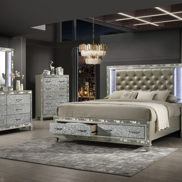 Radiance Silver Bedroom Collection