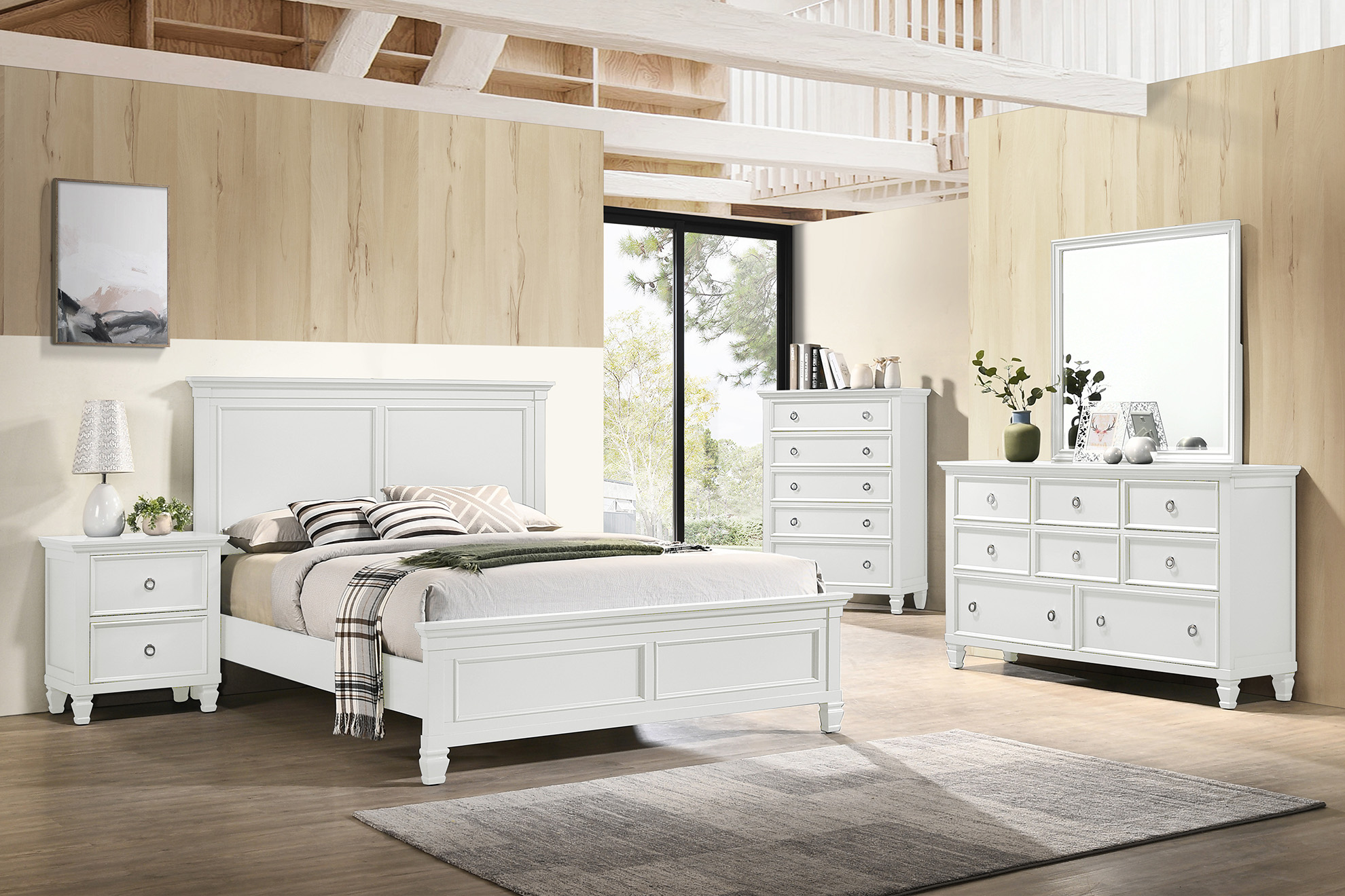 white dresser and nightstand set Stirling Weathered White Crib + Dresser + Nightstand 3 Piece Set – Lakeland  Baby and Teen Furniture