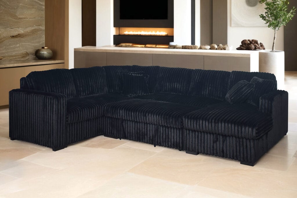 Bliss Sectional Midnight Stationary Collection