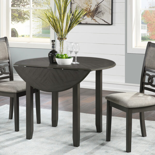 D1701-40S-GRY Gia Dining Drop Leaf - Gray-2