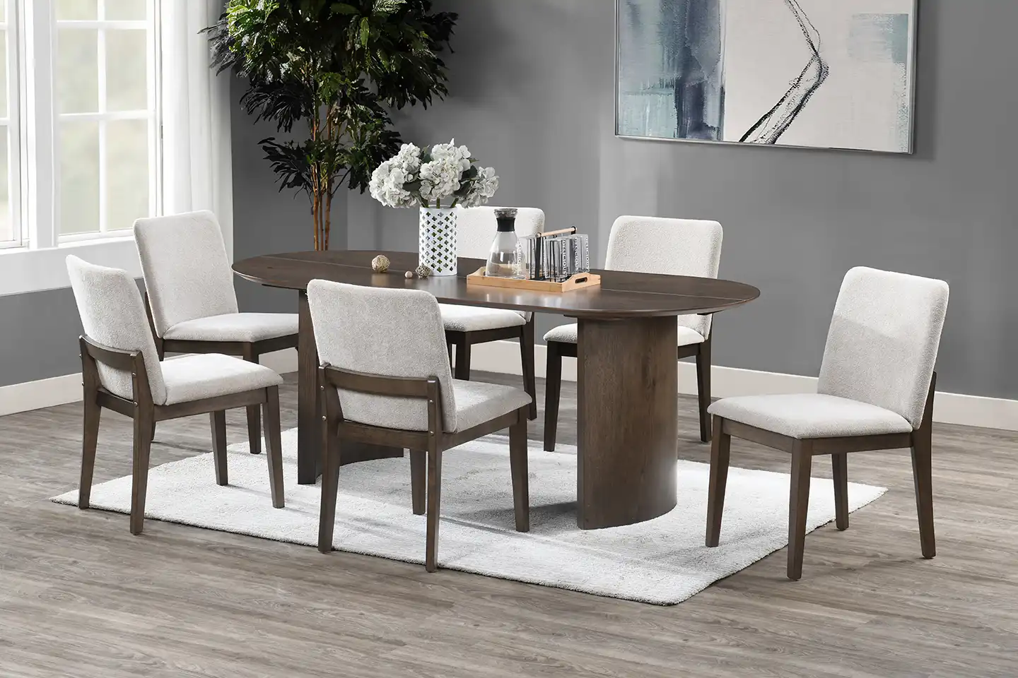 unico NORD ノルド diningtable W1250 B044 Kody Dining Collection | Walnut Finish by New Classic