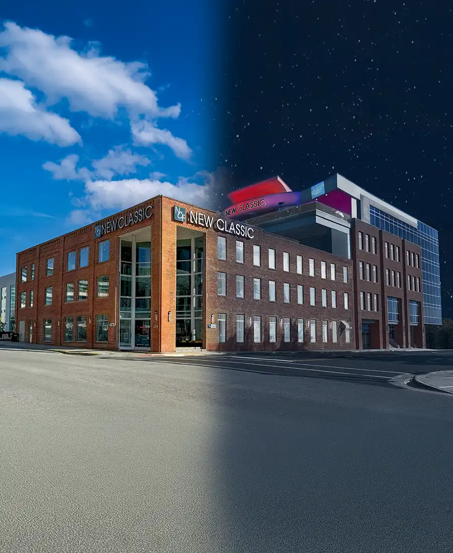 high point showroom night and day