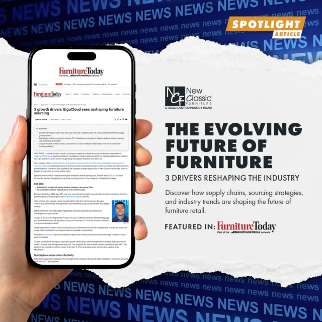 The furniture industry is changing quickly — from where products are sourced to how retailers respond to customer demand.

This recent Furniture Today article highlights three key trends shaping the future of furniture sourcing and retail.

A great read on where the industry is headed next.

Read the full article via the link in our bio.
